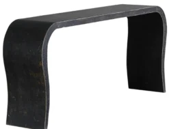 Casa Padrino Landhausstil Konsolentisch Antik Stil Schwarz 162 x 35 x H. 77 cm - Landhausstil Konsole