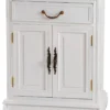 Casa Padrino Landhausstil Kommode Antik Weiß 53 x 30 x H. 75 cm - Shabby Chic Möbel