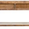 Casa Padrino Landhausstil Konsolentisch mit 4 Schubladen Naturfarben 170 x 45 x H. 85 cm - Landhausstil Konsole