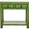Casa Padrino Landhausstil Konsole Antik Stil Grün 90 x 40 x H. 85 cm - Landhausstil Möbel
