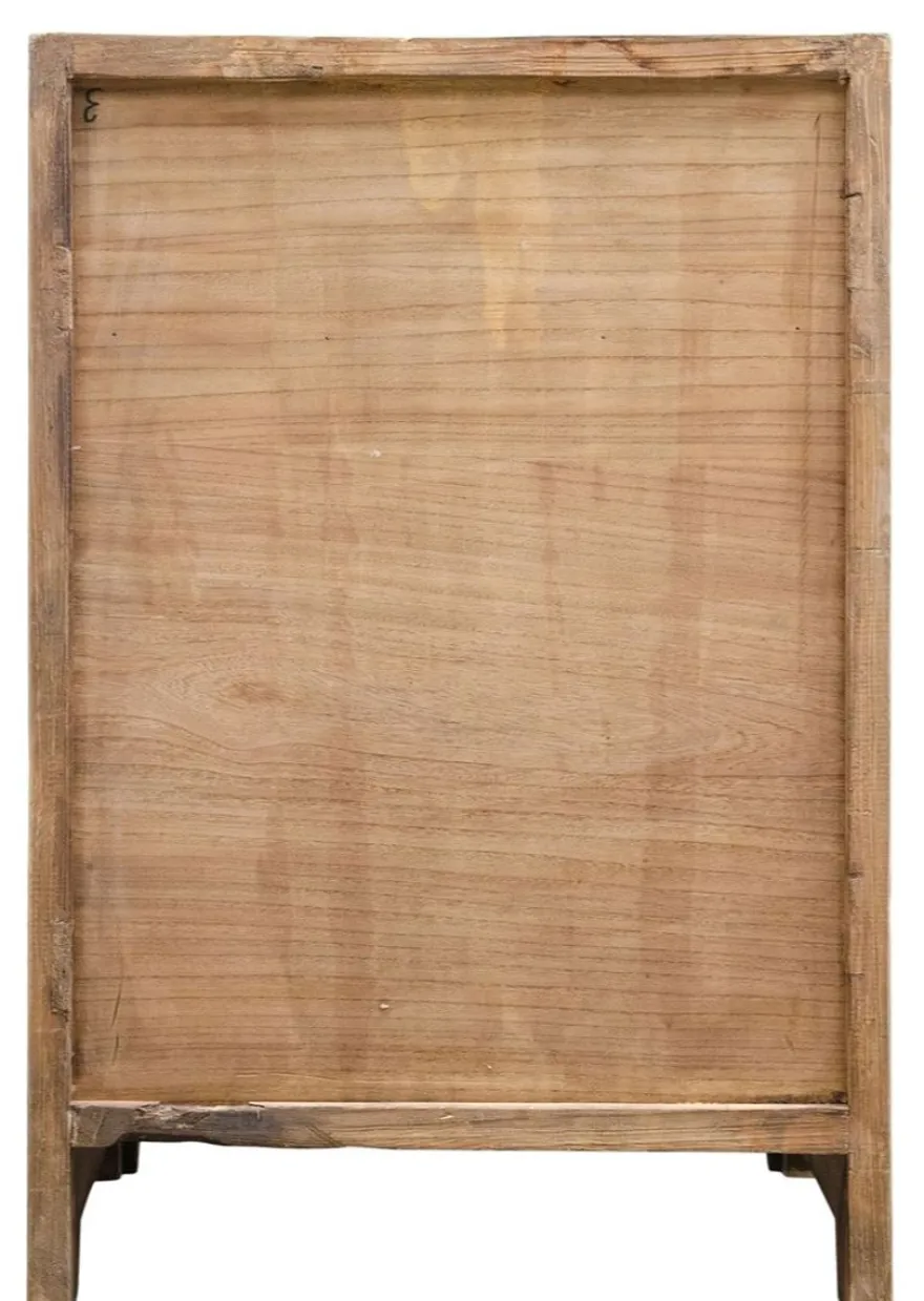 Casa Padrino Landhausstil Kommode aus Kiefernholz, Naturfarben, 50 x 40 x H. 75 cm