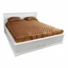 Casa Padrino Landhausstil Massivholz Doppelbett Weiß 160 x 200 cm - Schlafzimmer Möbel