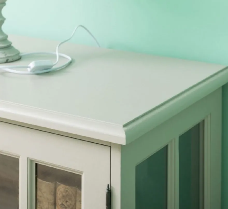 Casa Padrino Landhausstil Massivholz Sideboard Grau 175 x 53 x H. 90 cm - Landhausstil Massivholz Schrank mit 4 Türen - Landhausstil Möbel - Landhausstil Einrichtung - Massivholz Möbel