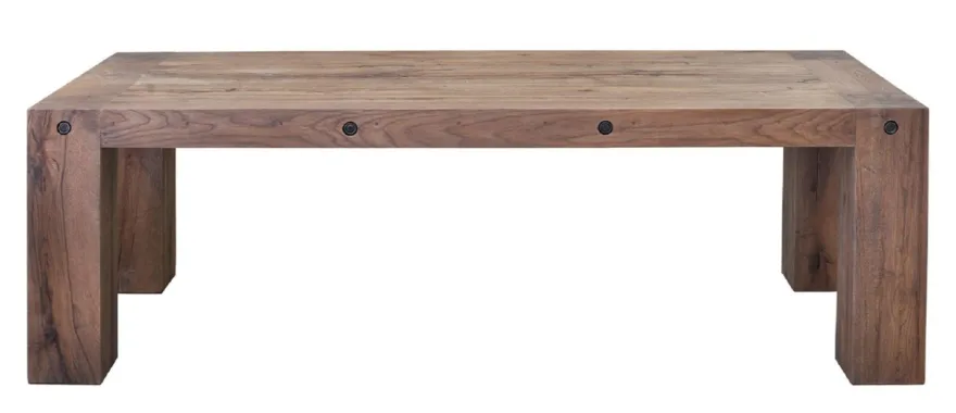 Casa Padrino Landhausstil Massivholz Esstisch Braun - Verschiedene Größen - Esszimmer Möbel