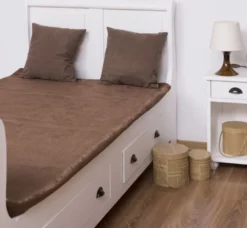Casa Padrino Landhausstil Massivholz Kinderzimmer Möbel Set Weiß - 1 Einzelbett & 1 Kleiderschrank & 1 Nachttisch - Landhausstil Möbel
