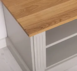 Casa Padrino Landhausstil Massivholz Garderobenschrank Grau / Naturfarben 120 x 41 x H. 210 cm - Wand Garderobe - Flur Schrank - Flurmöbel - Garderobenmöbel - Landhausstil Möbel