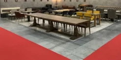Casa Padrino Landhausstil Massivholz Esstisch Braun 400 cm