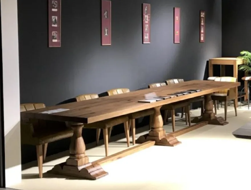 Casa Padrino Landhausstil Massivholz Esstisch Braun 400 cm
