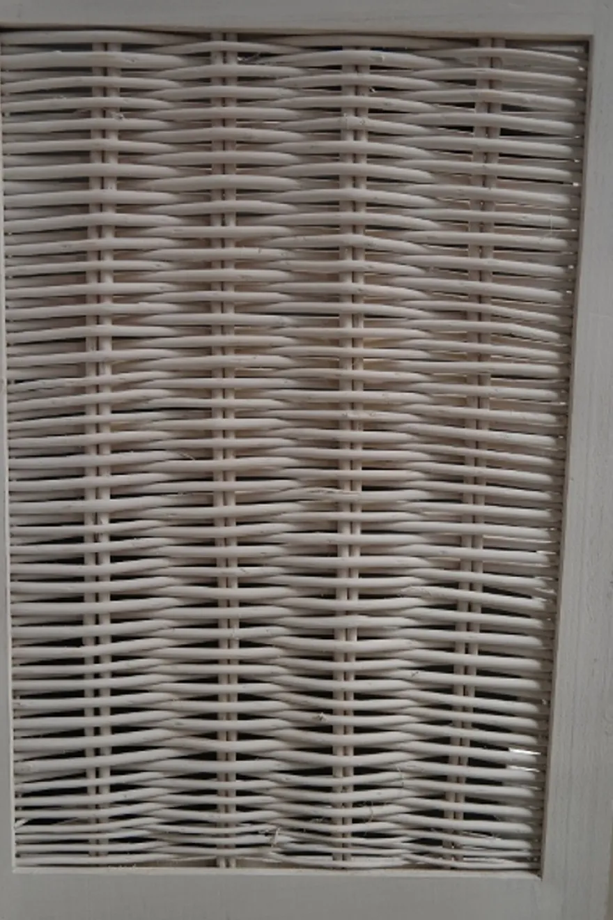 Casa Padrino Landhausstil Raumteiler Paravent Antik Weiß 40 x 2 x H. 170 cm - Luxus Landhausmöbel