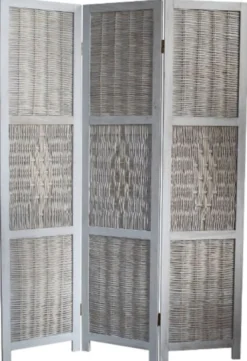 Casa Padrino Landhausstil Raumteiler Paravent Antik Weiß 40 x 2 x H. 170 cm - Luxus Landhausmöbel