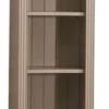 Casa Padrino Landhausstil Regalschrank Beige 50 x 33 x H. 190 cm - Massivholz Schrank mit 4 Regalen und Schublade - Landhausstil Möbel