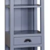 Casa Padrino Landhausstil Regalschrank mit Schublade Hellblau 50 x 39 x H. 197 cm - Landhausstil Möbel