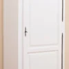 Casa Padrino Landhausstil Schlafzimmerschrank / Kleiderschrank mit Tür und Schublade Weiß 79,5 x 54 x H. 186 cm - Schlafzimmermöbel