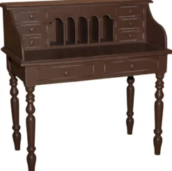 Casa Padrino Landhausstil Schreibtisch Antik Stil Braun 109 x 60 x H. 110 cm - Möbel im Landhausstil