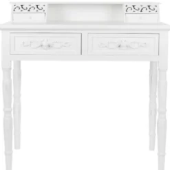 Casa Padrino Landhausstil Sekretär Antik Weiß 95 x 45 x H. 87 cm - Landhausstil Möbel im Shabby Chic Look