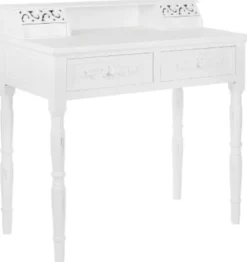Casa Padrino Landhausstil Sekretär Antik Weiß 95 x 45 x H. 87 cm - Landhausstil Möbel im Shabby Chic Look