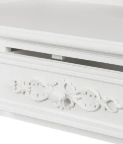 Casa Padrino Landhausstil Sekretär Antik Weiß 95 x 45 x H. 87 cm - Landhausstil Möbel im Shabby Chic Look