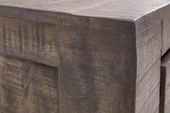 Casa Padrino Landhausstil Sideboard Grau 175 x 50 x H. 76 cm - Massivholz Schrank mit 2 Türen und 3 Schubladen - Wohnzimmer Möbel