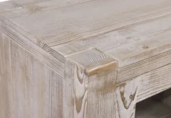 Casa Padrino Landhausstil Sideboard aus Massivholz Naturfarben 160 x 47 x H. 90 cm