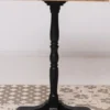 Casa Padrino Landhausstil Stehtisch Braun / Schwarz 80 x 80 x H. 110 cm - Massivholz Bartisch im Landhausstil - Landhausstil Massivholz Bar & Bistro Möbel