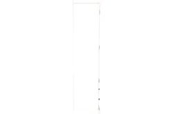 Casa Padrino Landhausstil Vitrinenschrank Antik Weiß 110 x 45 x H. 190 cm - Handgefertigte Shabby Chic Vitrine