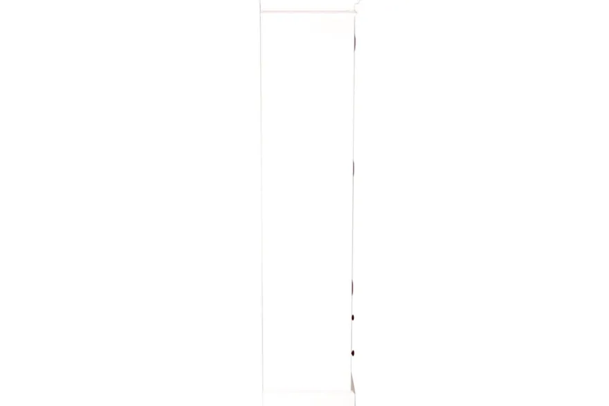 Casa Padrino Landhausstil Vitrinenschrank Antik Weiß 110 x 45 x H. 190 cm - Handgefertigte Shabby Chic Vitrine