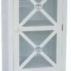 Casa Padrino Landhausstil Vitrine im eleganten Landhausstil Weiß 56 x 45 x H. 194 cm