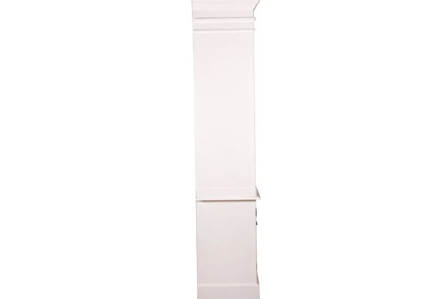 Casa Padrino Landhausstil Wandschrank Antik Weiß 160 x 48 x H. 215 cm - Landhausstil Möbel - Bücherregal