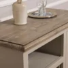 Casa Padrino Landhausstil Weinschrank mit Tür Beige / Naturfarben 90 x 41 x H. 90 cm - Landhausstil Möbel