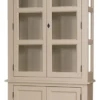 Casa Padrino Landhausstil Wohnzimmerschrank mit 4 Türen Beige 104 x 39 x H. 220 cm - Wohnzimmermöbel