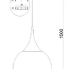 Casa Padrino LED Hängeleuchte Silber / Weiß Ø 30 x H. 150 cm - Pendelleuchte mit Mattglas Lampenschirm