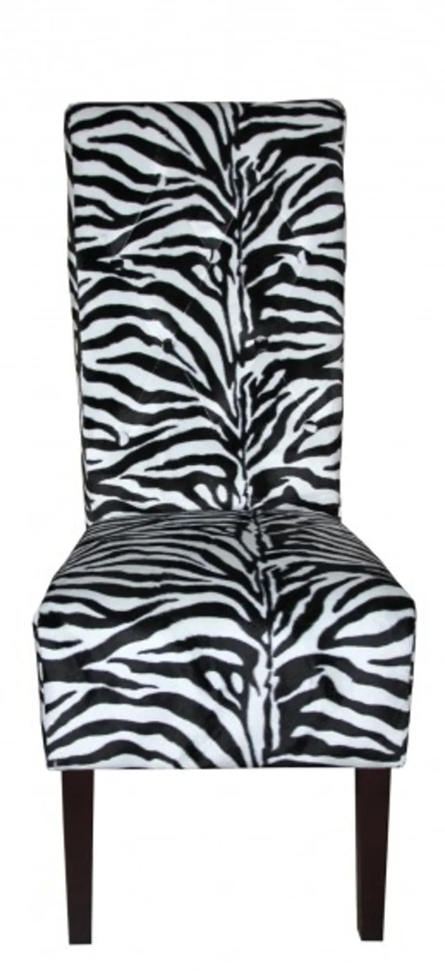 Casa Padrino Limited Edition Designer Chesterfield Esszimmer Stuhl Zebra - Club Möbel