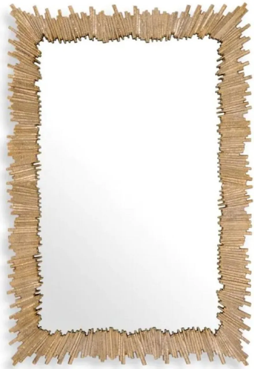 Casa Padrino Luxus Aluminium Spiegel Gold H. 140 cm