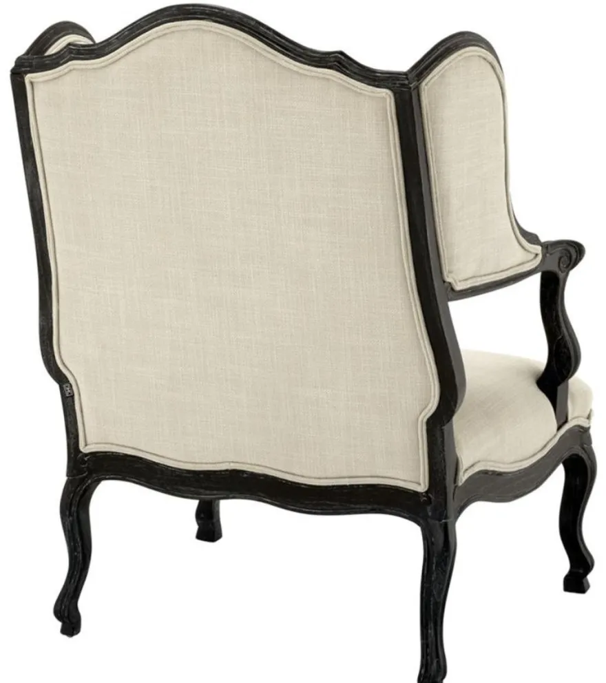 Casa Padrino Luxus Antikstil Sessel 89 x 87 x H. 113 cm - Hotel Club Möbel