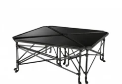Casa Padrino Luxus Art Deco Designer Couchtisch - Wohnzimmertisch aus Messing und Granit in Rotguss - 89 x 63 x H. 42 cm