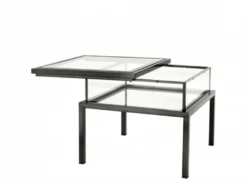 Casa Padrino Luxus Art Deco Designer Beistelltisch Bronze 65 x 65 x H. 55,5 cm