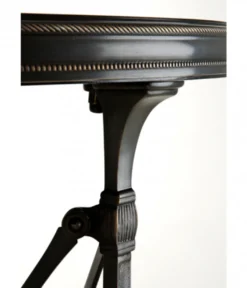 Casa Padrino Luxus Art Deco Designer Beistelltisch Anthrazit 42 x H. 55 cm - Edler Beistelltisch