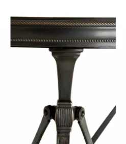 Casa Padrino Luxus Art Deco Designer Beistelltisch Anthrazit 42 x H. 55 cm - Edler Beistelltisch