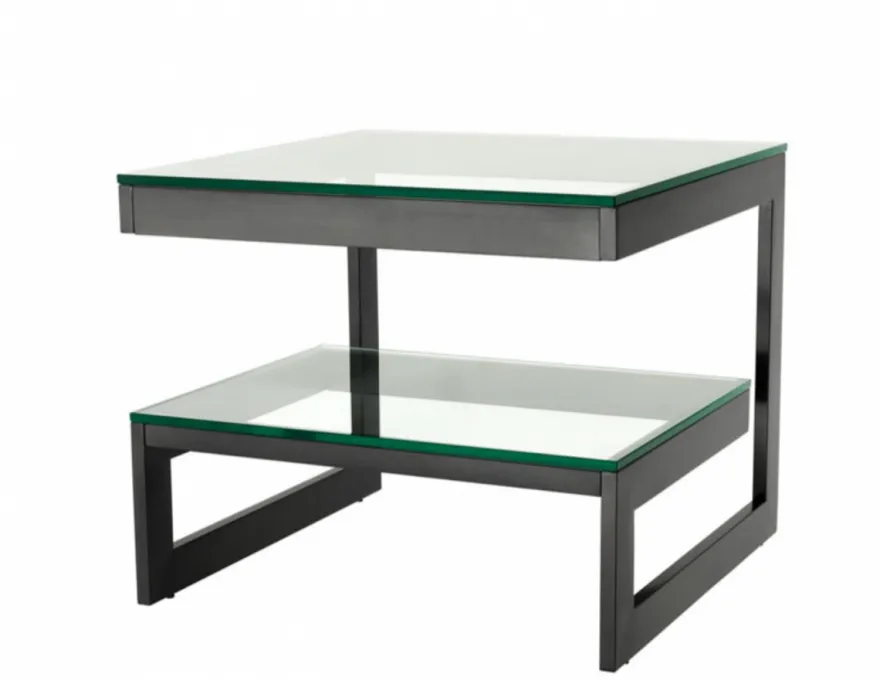 Casa Padrino Luxus Art Deco Designer Beistelltisch Bronze 65 x 65 x H. 55 cm