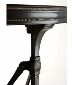 Casa Padrino Luxus Art Deco Designer Beistelltisch in Anthrazit - 52 x H. 70 cm