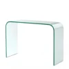 Casa Padrino Luxus Art Deco Glas Konsole 110 x 40 x H. 75 cm - Luxus Kollektion