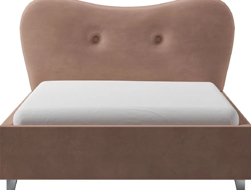 Casa Padrino Luxus Art Deco Kinderbett Rosa / Silber 168 x 216 x H. 100 cm - Massivholz Bett mit Kopfteil - Kinderzimmer Möbel - Kinder Möbel - Art Deco Möbel - Luxus Möbel - Luxus Einrichtung