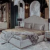 Casa Padrino Luxus Art Deco Kommode Grau / Weiß / Gold - Prunkvolle Kommode mit 3 Schubladen und Kunstmarmor Platte - Art Deco Schlafzimmer & Hotel Möbel - Luxus Kollektion