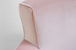 Casa Padrino Luxus Art Deco Lounge Sessel Rose - Jugendstil Belle Epoche - 77 x 86 x 76 cm