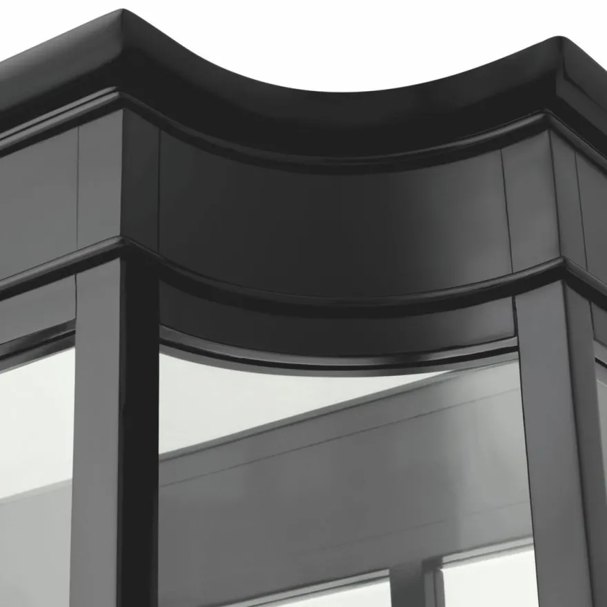 Casa Padrino Luxus Art Deco Mahagoni Kleiderschrank Schwarz 147 x H. 238 cm