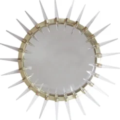 Casa Padrino Luxus Art - Deco Spiegel Gold Ø 80 cm - Wandspiegel - Wohnzimmer Dekoration