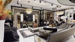 Casa Padrino Luxus Art Deco Wohnzimmer Sessel Schwarz / Gold - Art Deco Wohnzimmer & Hotel Möbel - Luxus Kollektion