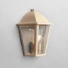 Casa Padrino Luxus Außen Laterne Gold B. 32 x H. 36 cm - Handgefertigte Laterne aus Schmiedeeisen - Luxus Kollektion - Edel & Prunkvoll