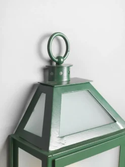 Casa Padrino Luxus Außen Laterne Grün H. 62 cm - Handgefertigte Laterne aus Schmiedeeisen - Luxus Kollektion - Edel & Prunkvoll
