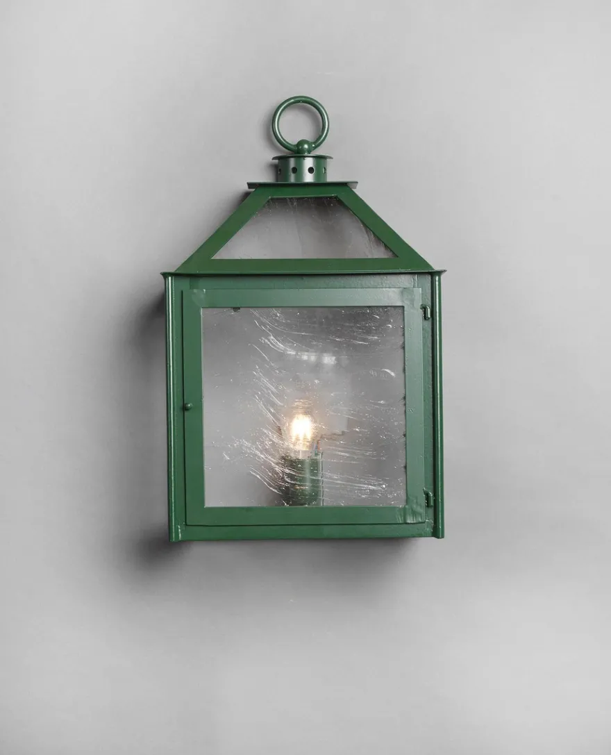 Casa Padrino Luxus Außen Laterne Grün H. 62 cm - Handgefertigte Laterne aus Schmiedeeisen - Luxus Kollektion - Edel & Prunkvoll
